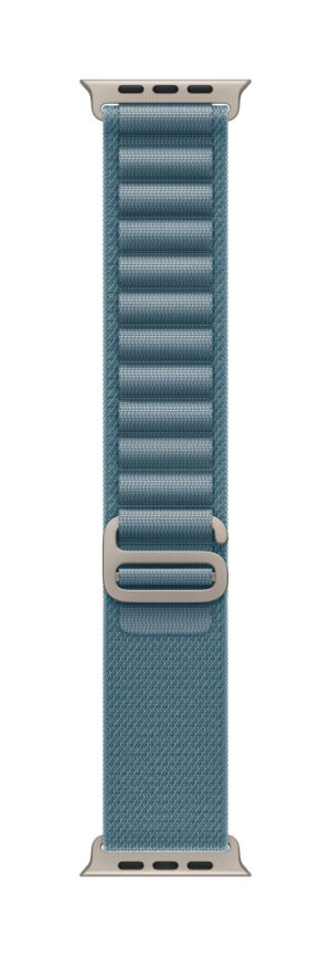 Apple MFTK4ZM/A slimme draagbare accessoire Band Blauw Titanium, Polyester, Spandex