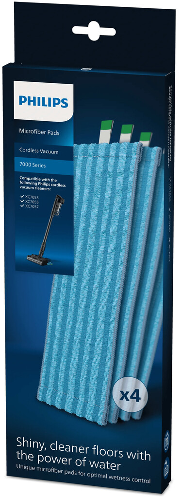 Philips Cordless Vacuum 7000 XV1670/02 Microvezelpads