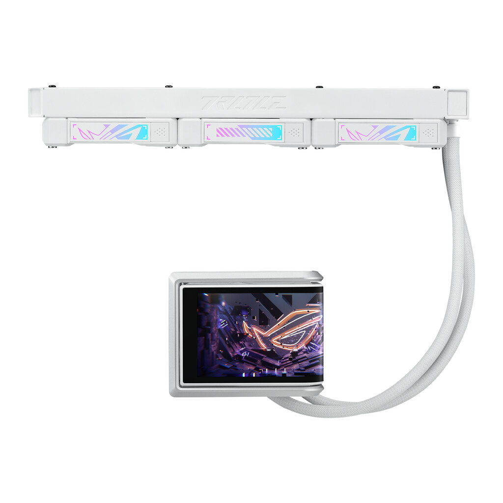 ASUS ROG RYUO IV 360 ARGB WHT Processor Alles-in-één vloeistofkoeler 12 cm Wit - Afbeelding 10