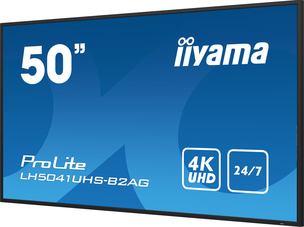 iiyama LH5041UHS-B2AG beeldkrant Digitale signage flatscreen 127 cm (50") LCD 500 cd/m² 4K Ultra HD Zwart 24/7 - Afbeelding 6