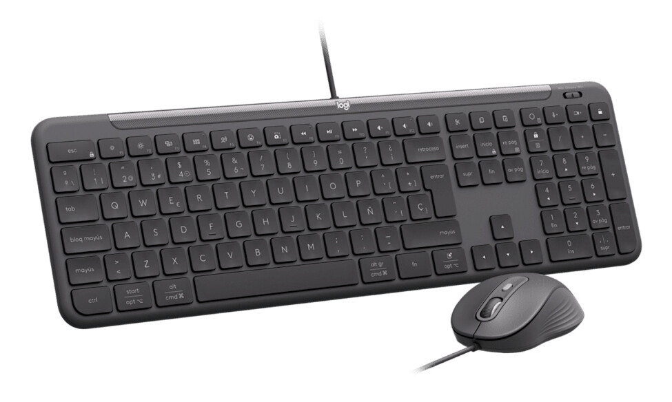 Logitech 920-013344 toetsenbord Inclusief muis Thuis/Werk USB AZERTY Frans Grafiet - Afbeelding 3