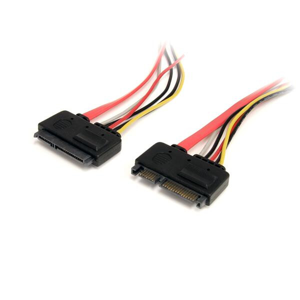 StarTech.com 30cm 22-pins SATA Voeding en Data Verlengkabel