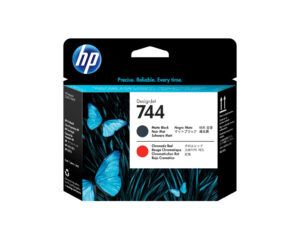 HP 744 matzwarte/chromatisch rode DesignJet printkop