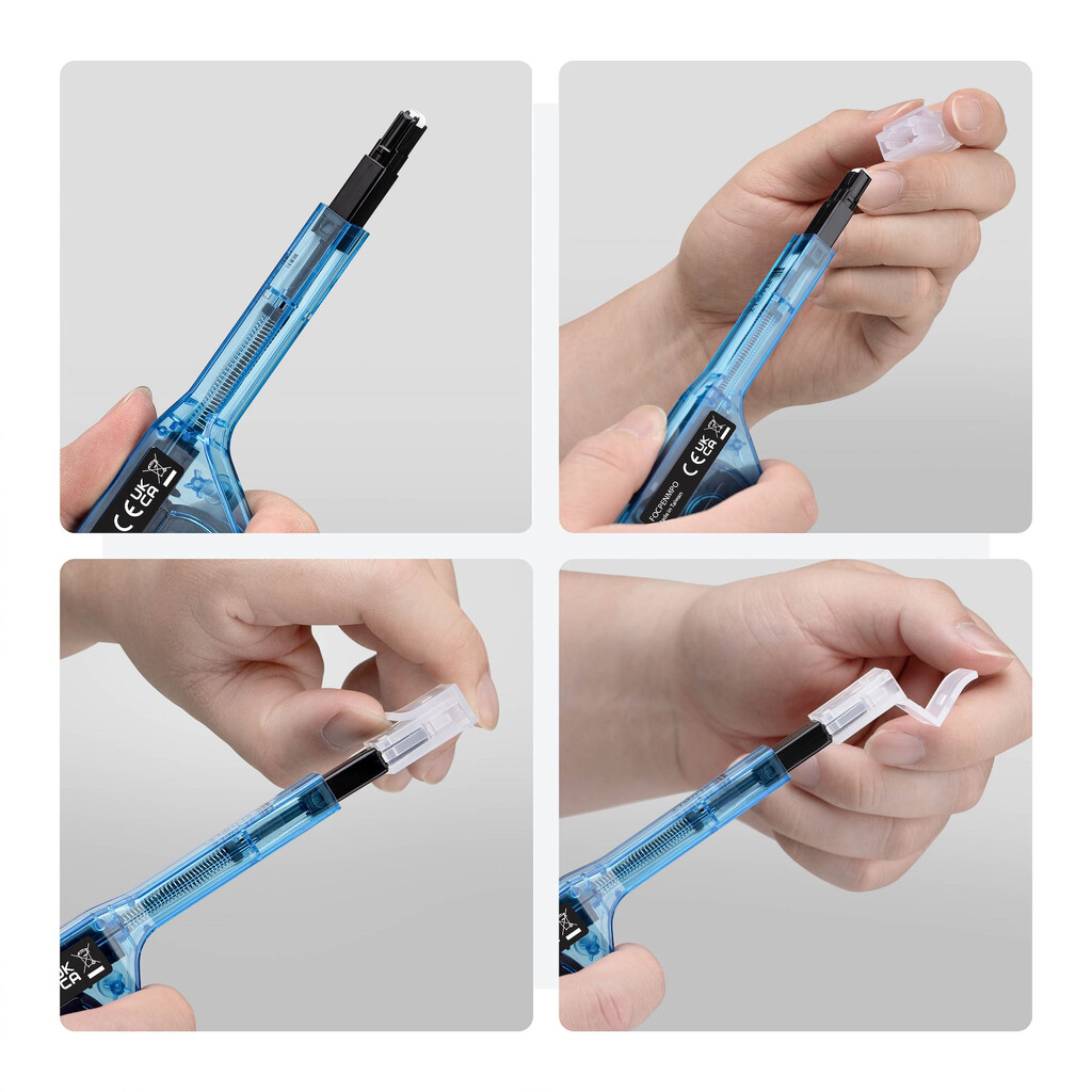 StarTech.com Glasvezel Cleaning Pen, MPO Fiber Cleaner voor MPO/MTP Glasvezel Poorten en Connectors, Fiber Connector Cleaner, Gl - Afbeelding 7
