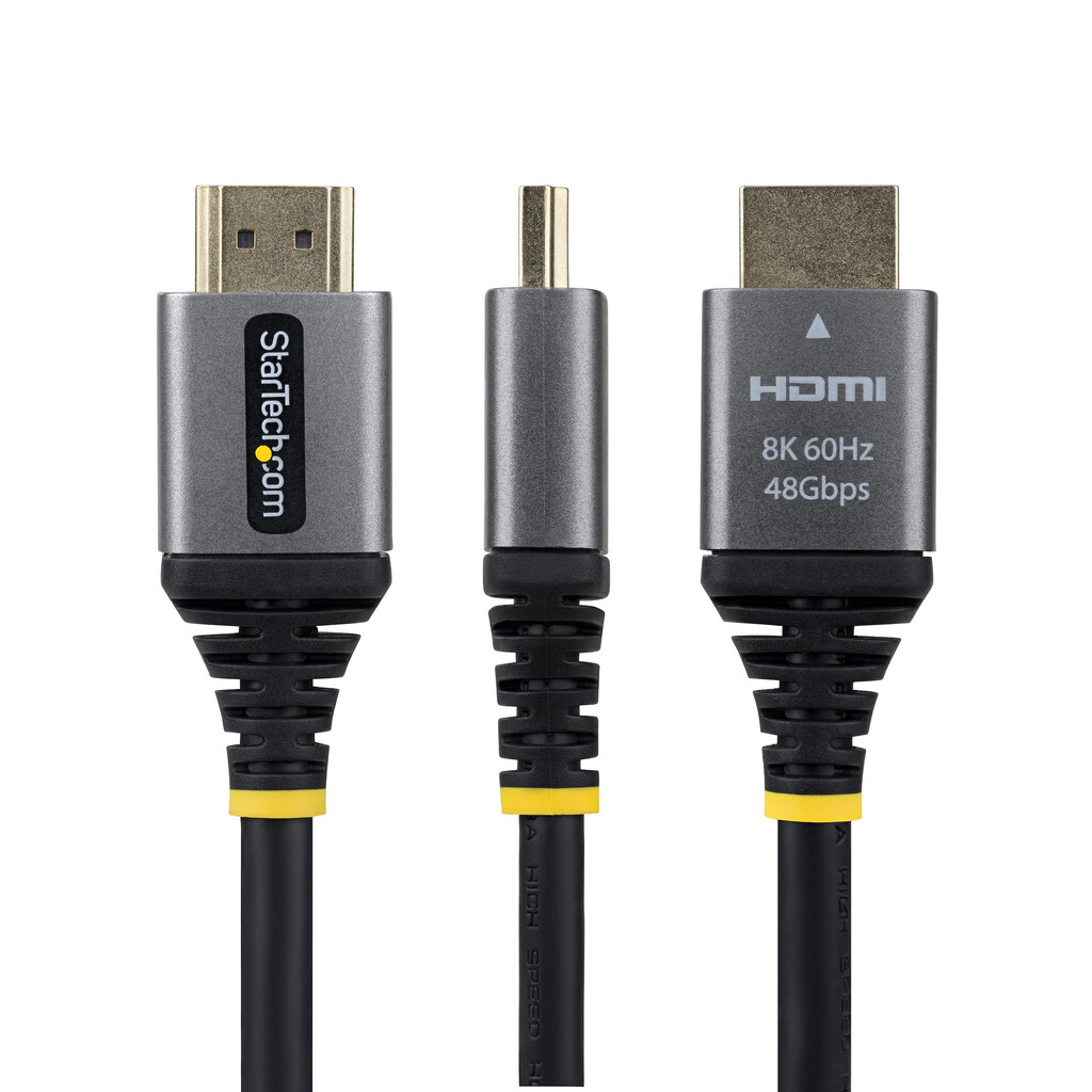 StarTech.com 30cm Gecertificeerde Ultra High Speed HDMI Kabel, 8K 60Hz/4K 120Hz, HDMI 2.1, HDR10+/eARC, 48Gbps, 8K HDMI, Monito - Afbeelding 3