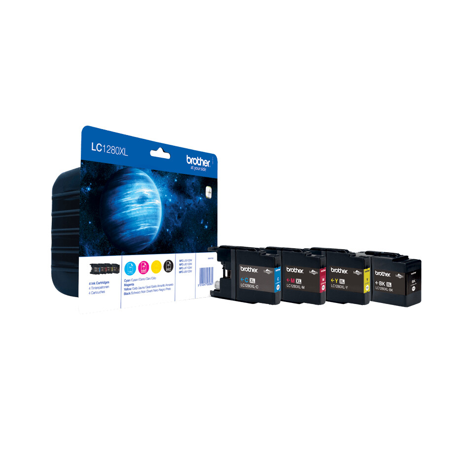 Brother Hoge opbrengst inktcartridge pakket: Cyaan / Magenta / Geel / Zwart