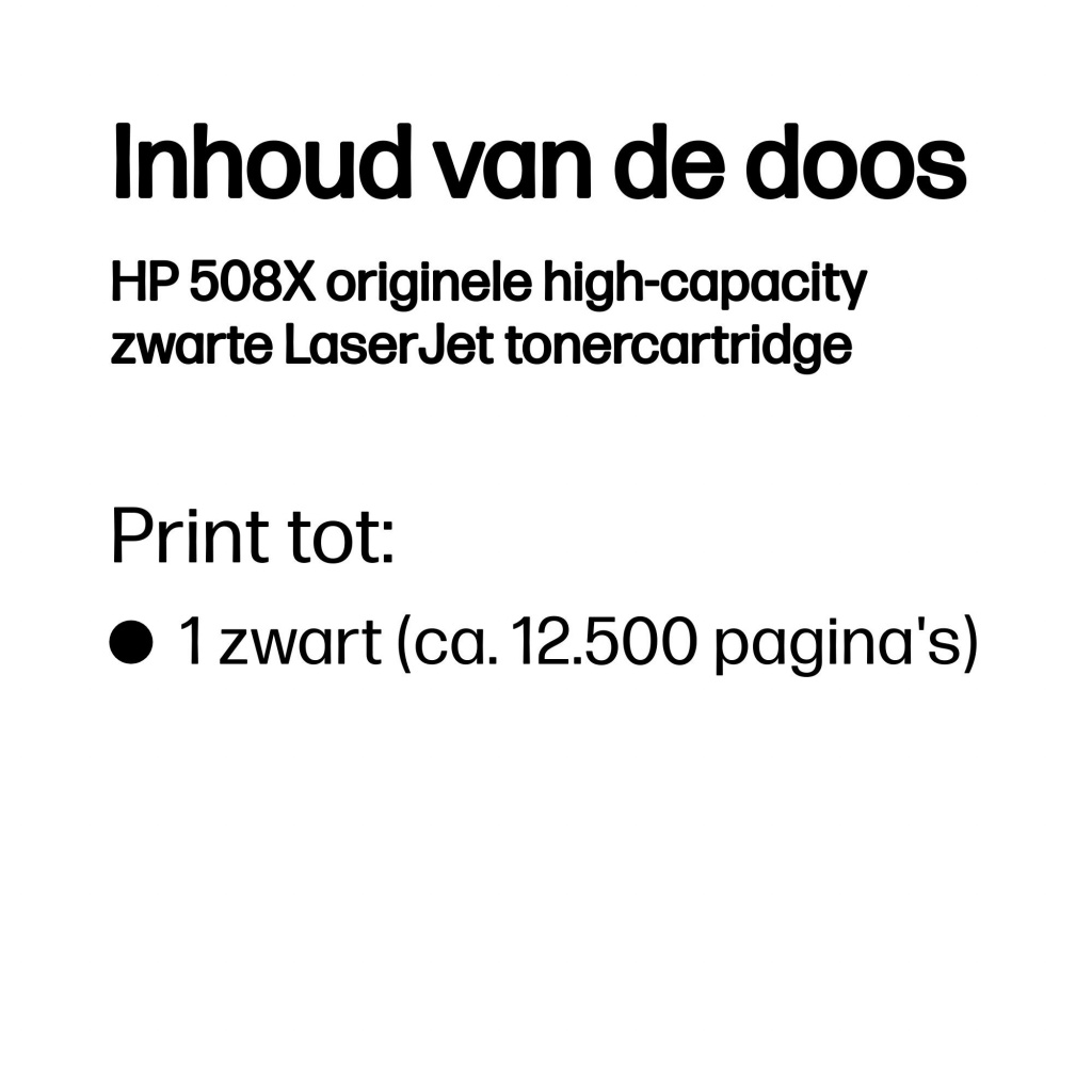 HP 508X originele high-capacity zwarte LaserJet tonercartridge - Afbeelding 4