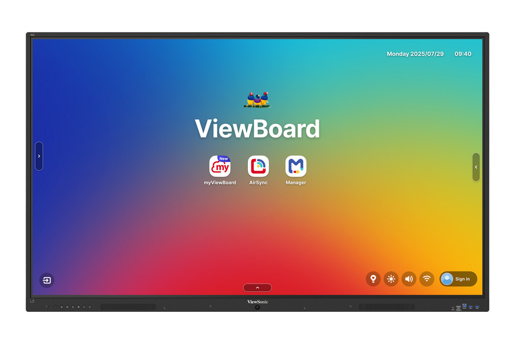 Viewsonic IFP 65IN 4K ANDROID 16 EDLA 64 interactief whiteboard 165,1 cm (65") 3840 x 2160 Pixels Touchscreen - Afbeelding 2