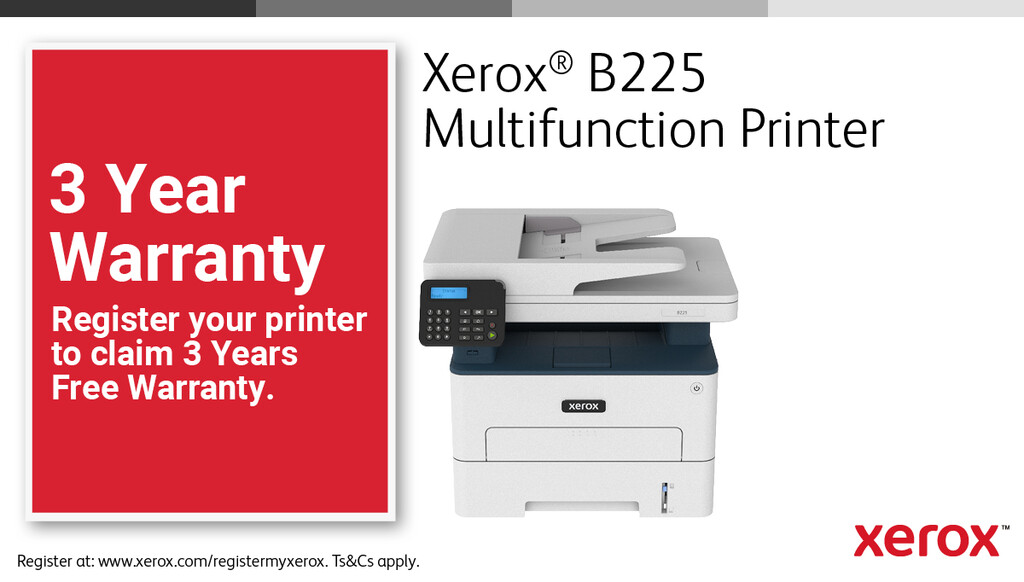Xerox B225 A4 34 ppm draadloze dubbelzijdige printer PS3 PCL5e/6 ADF 2 laden totaal 251 vel - Afbeelding 11