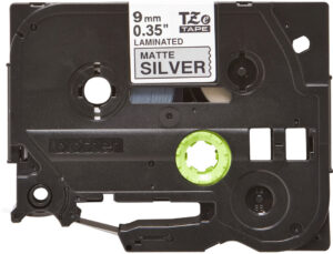 Brother TZE-M921 labelprinter-tape Zwart op metallic