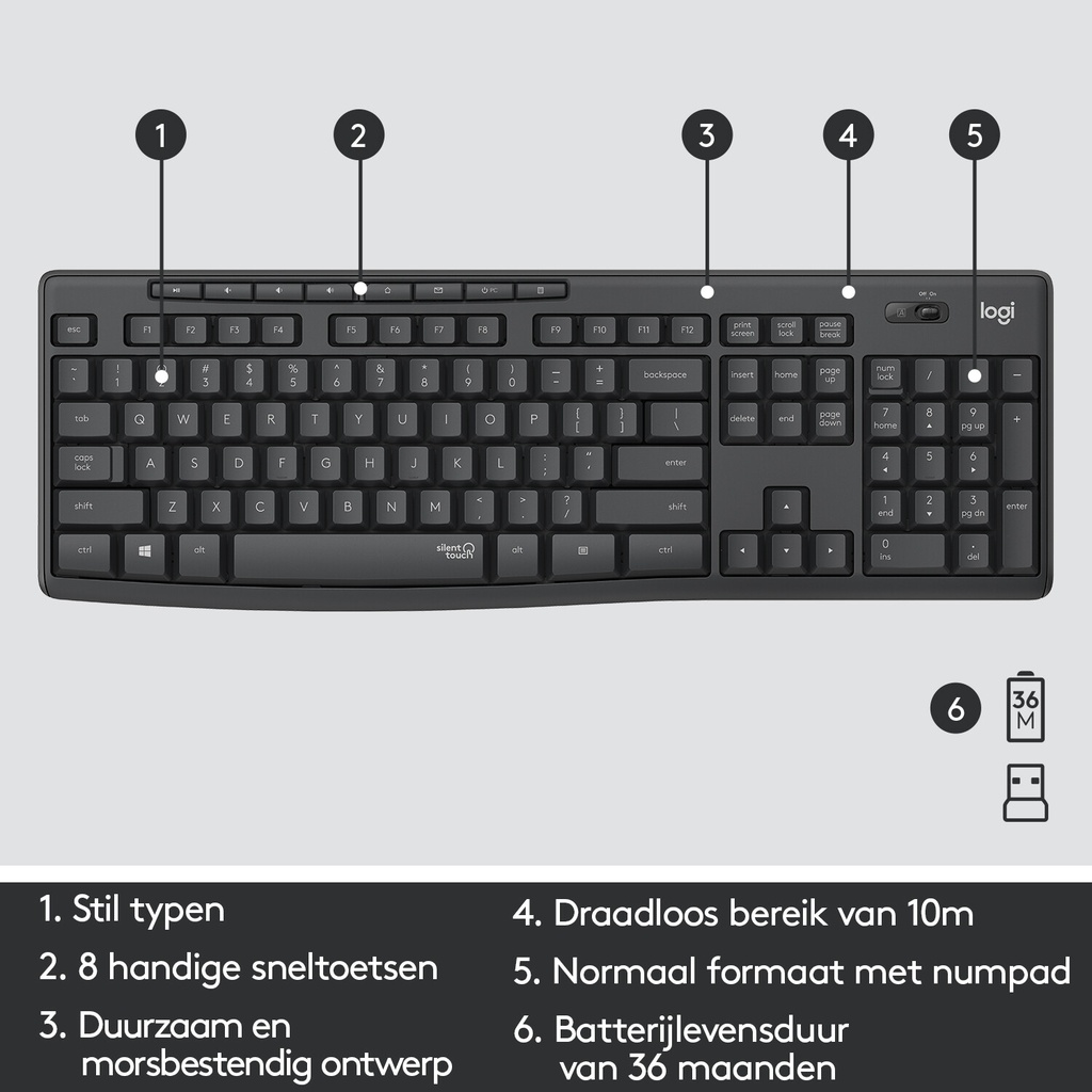 Logitech MK295 Silent - Afbeelding 6