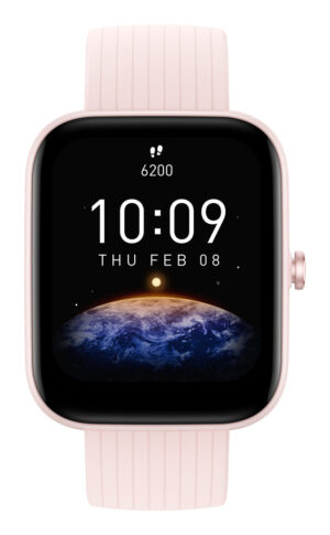 Amazfit Bip 3 Pro 4,29 cm (1.69") TFT 44 mm Digitaal 240 x 280 Pixels Touchscreen Roze GPS