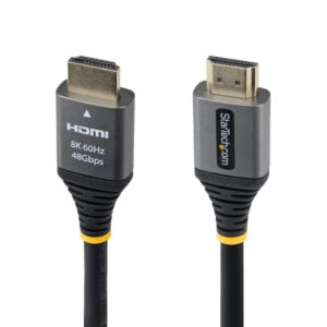 StarTech.com 30cm Gecertificeerde Ultra High Speed HDMI Kabel, 8K 60Hz/4K 120Hz, HDMI 2.1, HDR10+/eARC, 48Gbps, 8K HDMI, Monitor