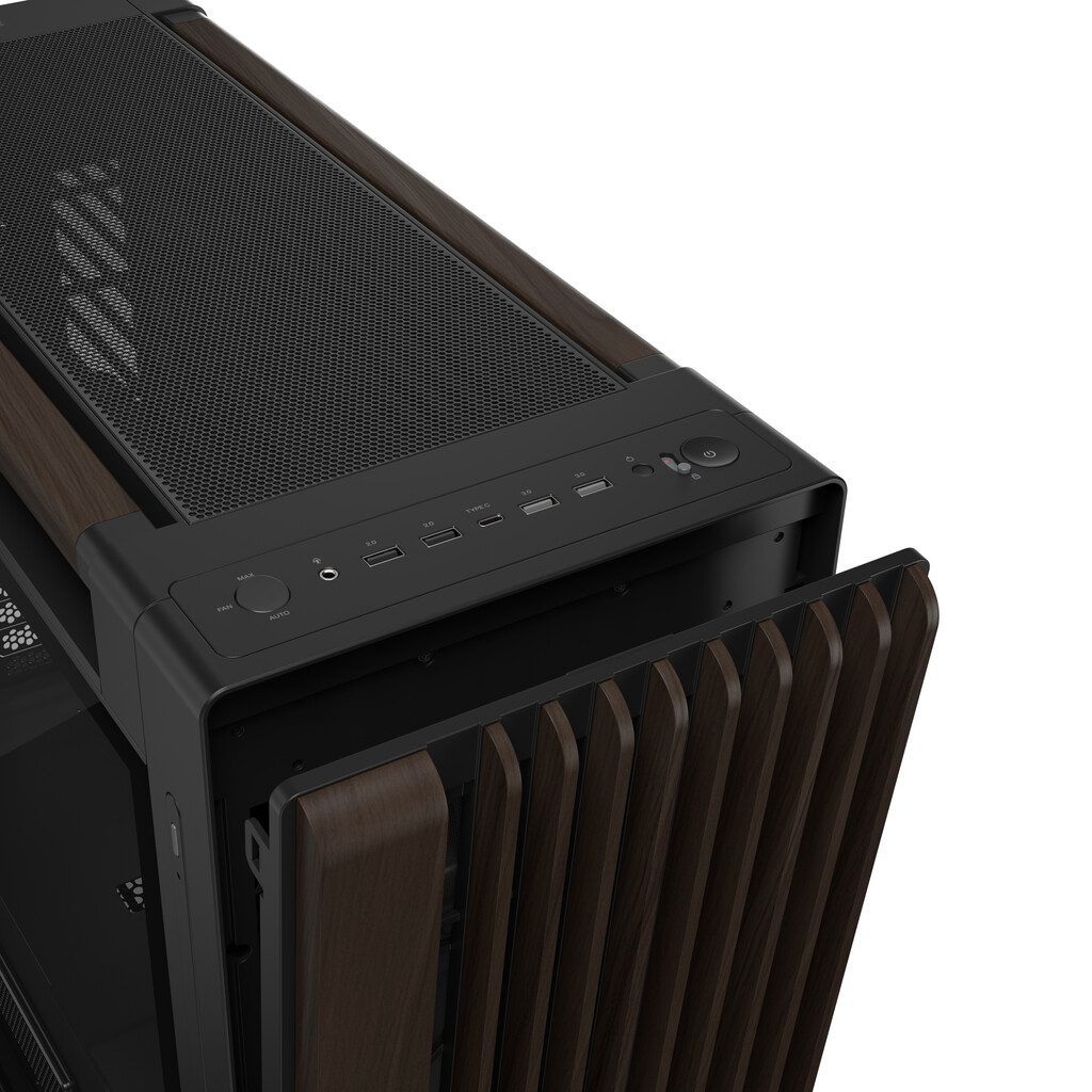 ASUS ProArt PA602 Wood Edition Modern Black - Tempered Glass Panel Midi Tower Zwart, Hout - Afbeelding 3