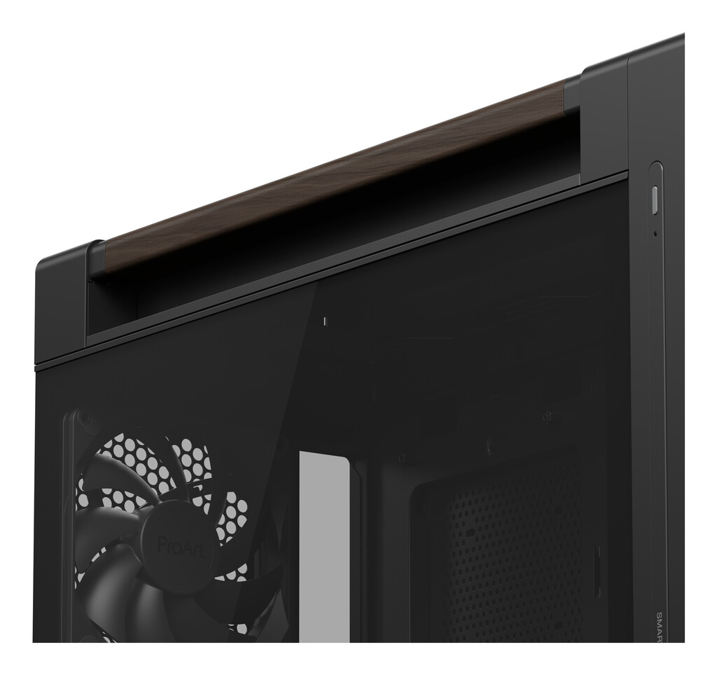 ASUS ProArt PA602 Wood Edition Modern Black - Tempered Glass Panel Midi Tower Zwart, Hout - Afbeelding 10