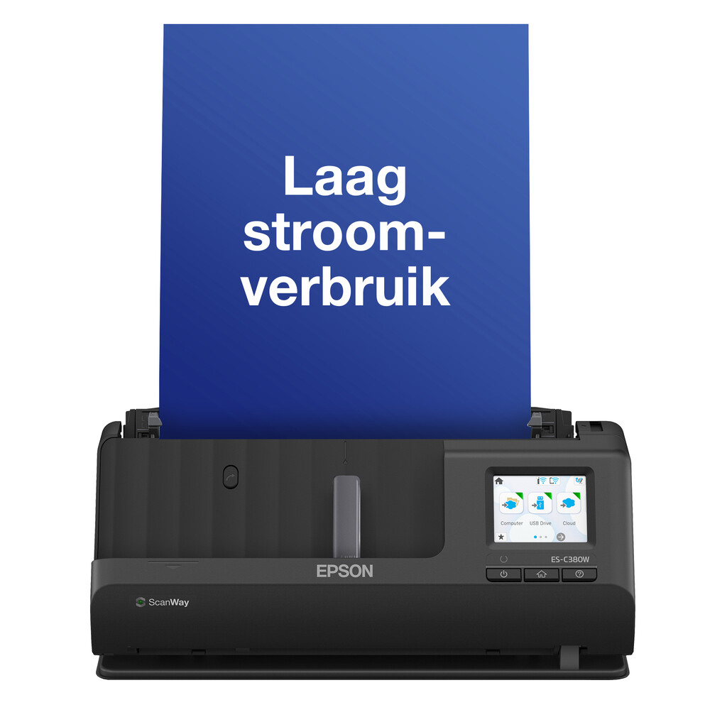 Epson ES-C380W compacte A4-documentscanner met Wi-Fi-connectiviteit en U-traject - Afbeelding 5