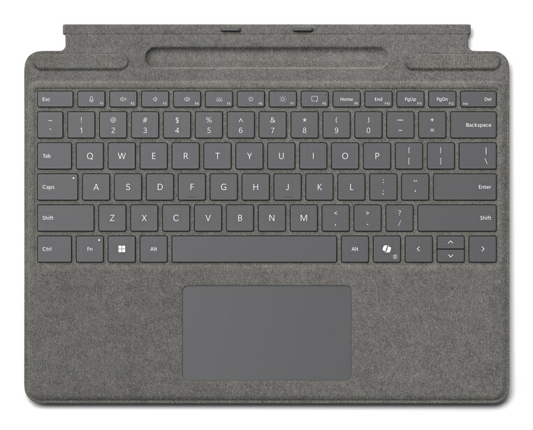 Microsoft Surface Pro Keyboard with pen storage for Business QWERTZ Luxemburgs Microsoft Cover port Platina