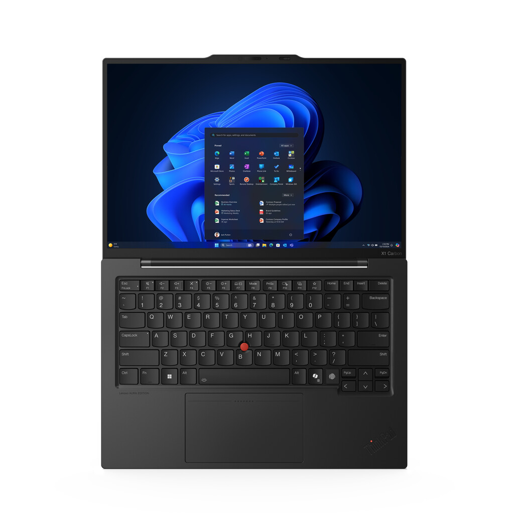 Lenovo ThinkPad X1 Carbon Gen 13 Aura Edition Copilot+ PC Intel Core Ultra 7 258V Laptop 35,6 cm (14") WUXGA 32 GB LPDDR5x-SDRAM - Afbeelding 4