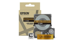 Epson LK-5SBM Zwart, Zilver