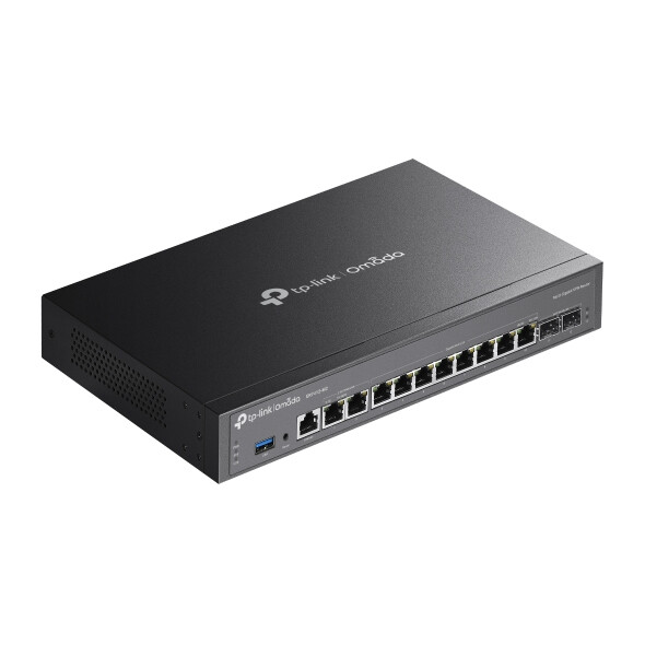 TP-Link Omada ER7412-M2 bedrade router 2.5 Gigabit Ethernet, Gigabit Ethernet Zwart - Afbeelding 4