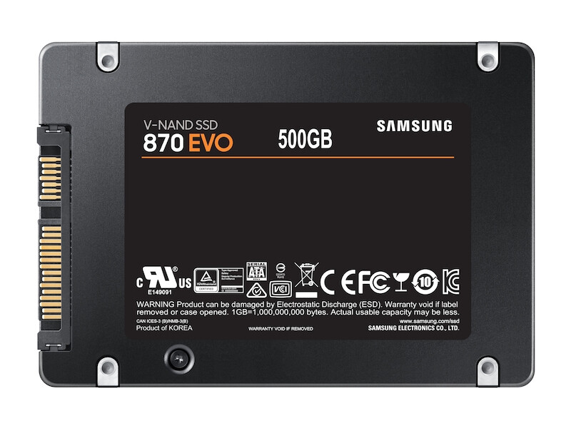 Samsung 870 EVO 500 GB 2.5" SATA III V-NAND MLC - Afbeelding 2