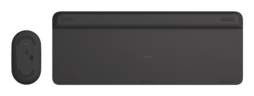 Logitech 920-009190 toetsenbord Inclusief muis Universeel RF Draadloos AZERTY Frans Grafiet - Afbeelding 4