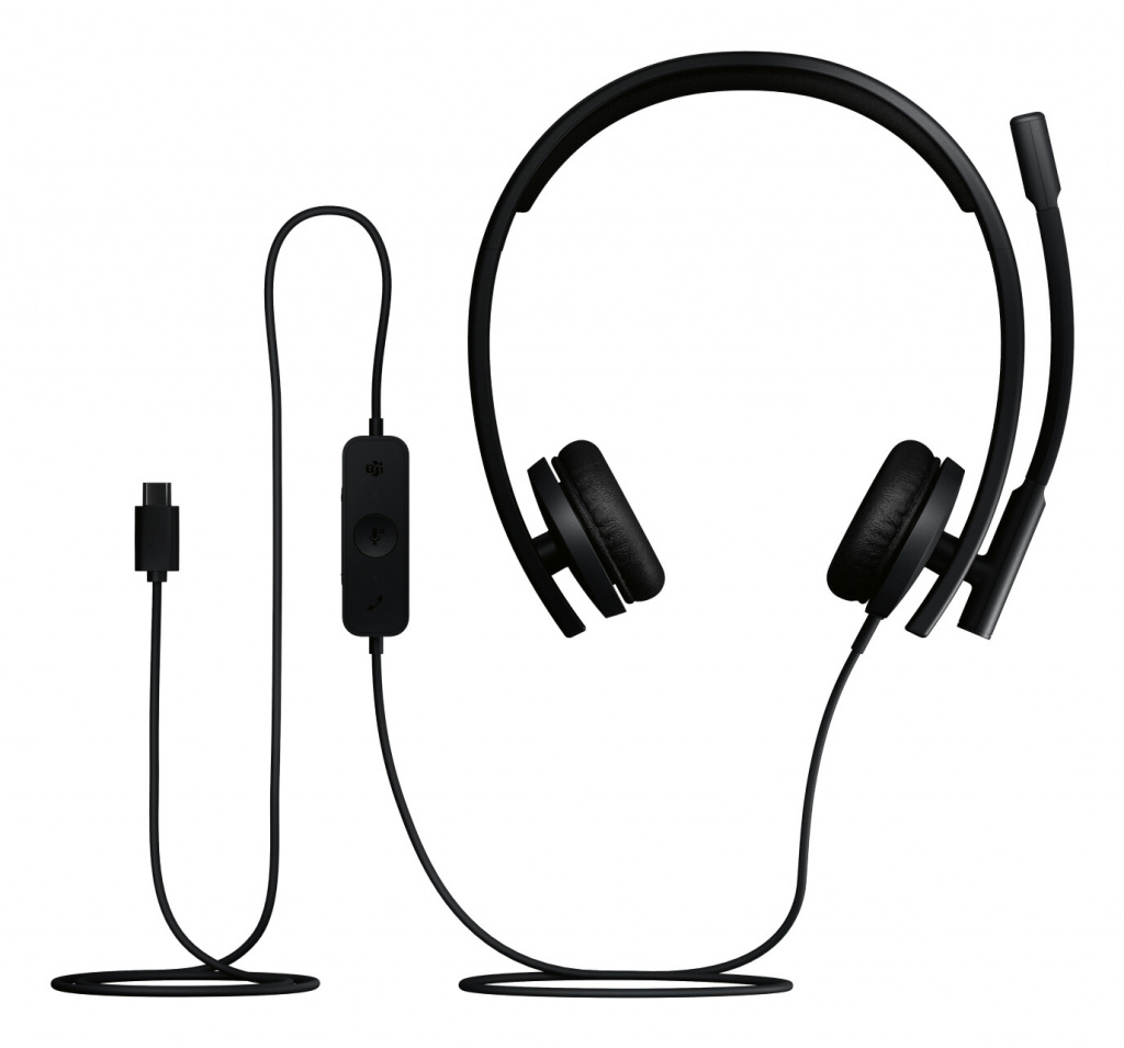 Logitech H570E Headset Bedraad Hoofdband Kantoor/callcenter USB Type-C Zwart - Afbeelding 5
