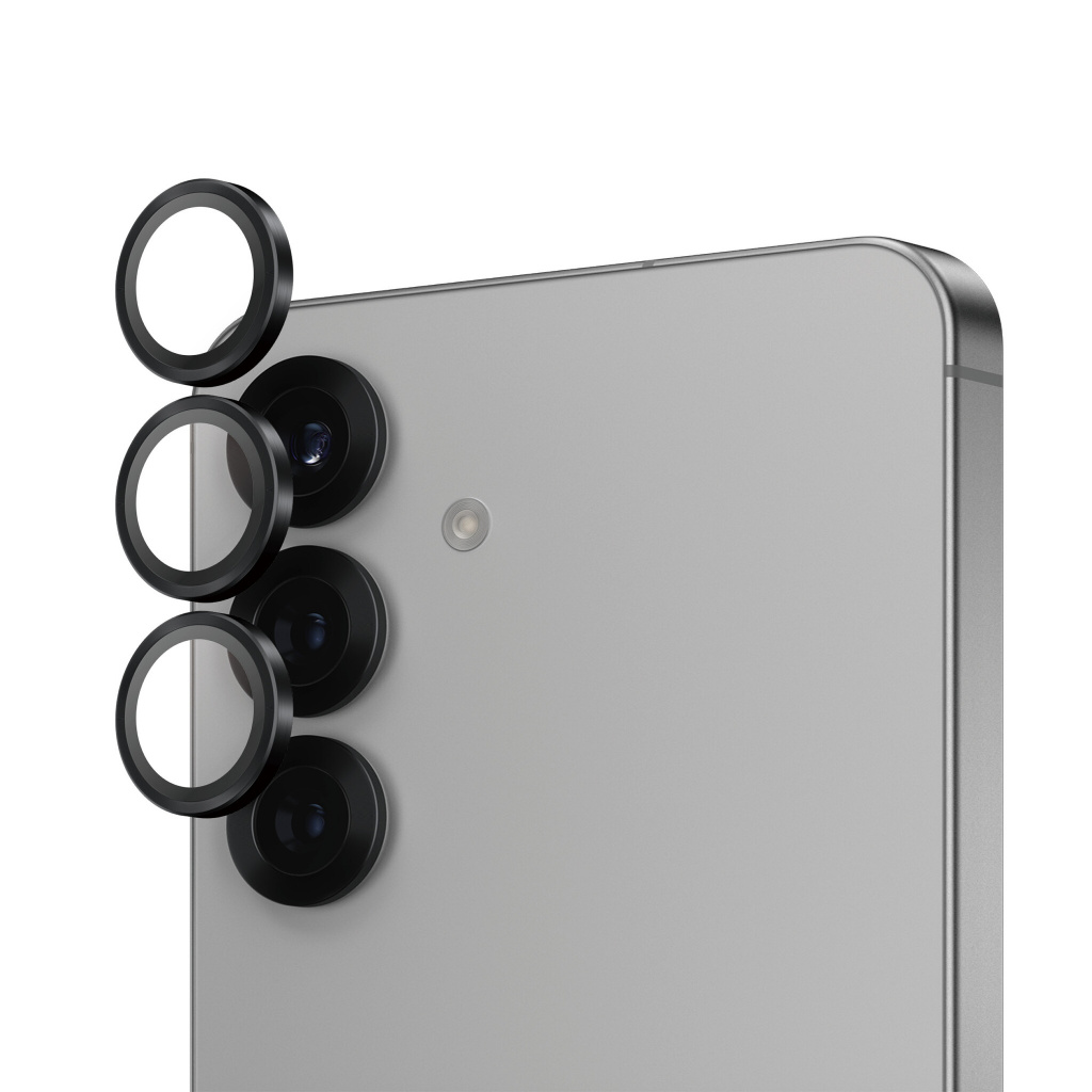 PanzerGlass ® Hoops® Camera Lens Protector Black Samsung Galaxy S25 Doorzichtige schermbeschermer 1 stuk(s)