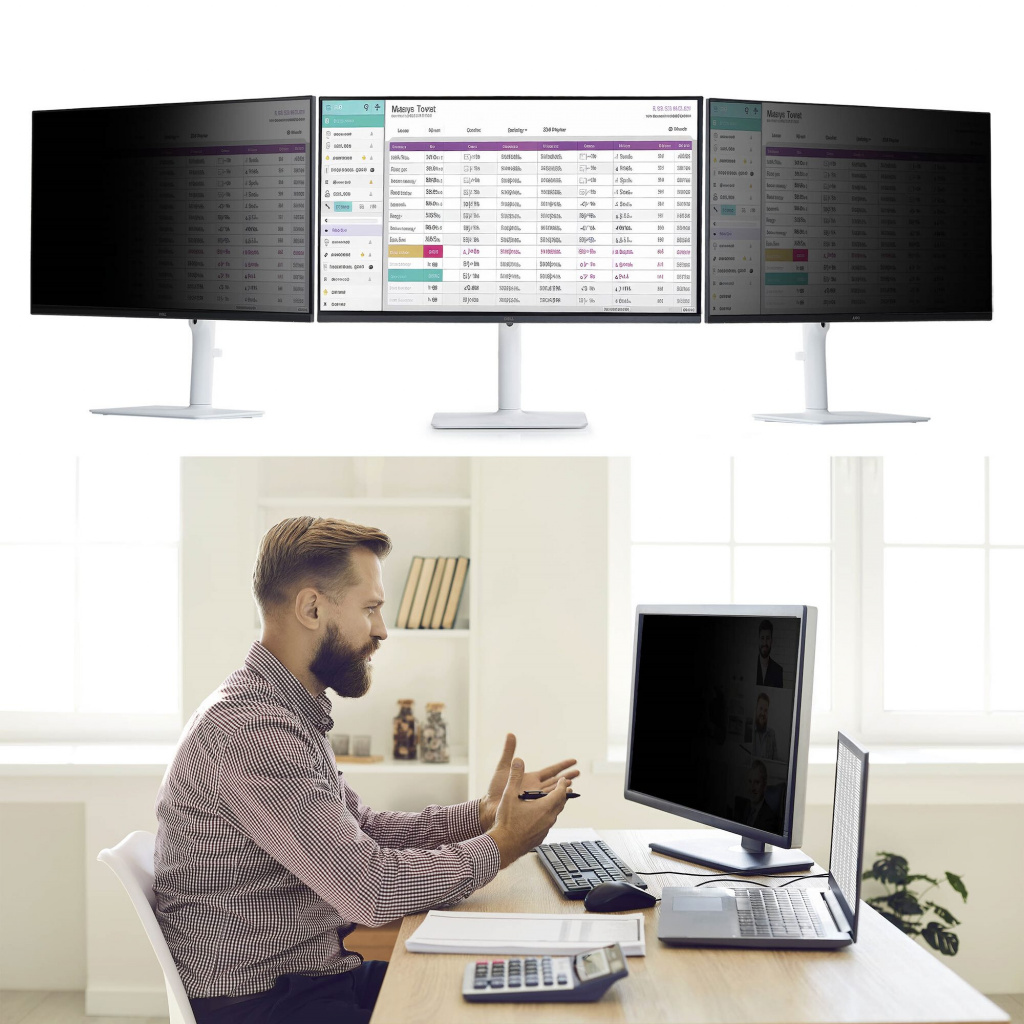 StarTech.com 24M69-PRIVACY-SCREEN schermfilter 61 cm (24") Monitor Randloze privacyfilter voor schermen - Afbeelding 3