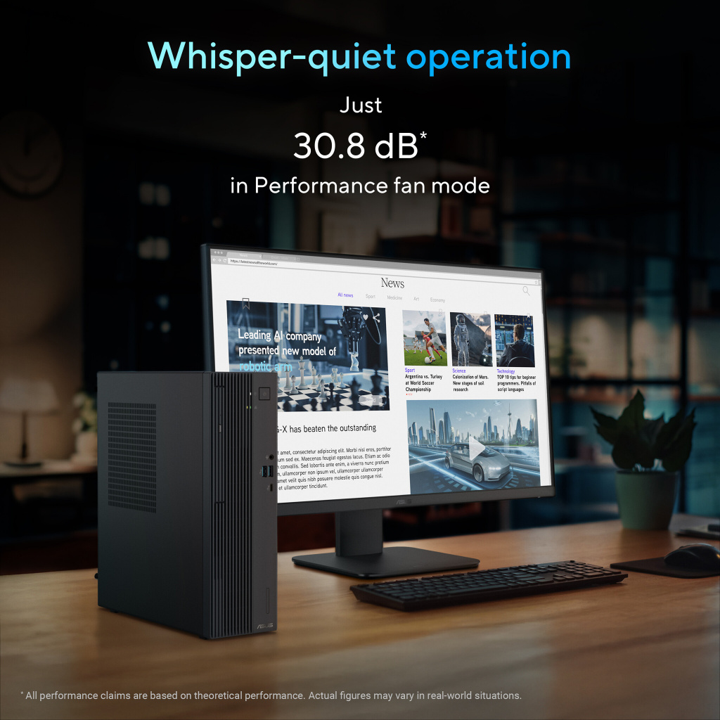 ASUS ExpertCenter P500 SFF P500SV-05210H009X Intel Core 5 210H 16 GB DDR5-SDRAM 512 GB SSD Windows 11 Pro PC Grijs - Afbeelding 6