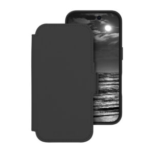 dbramante1928 Lynge MS ICON mobiele telefoon behuizingen Folioblad Zwart