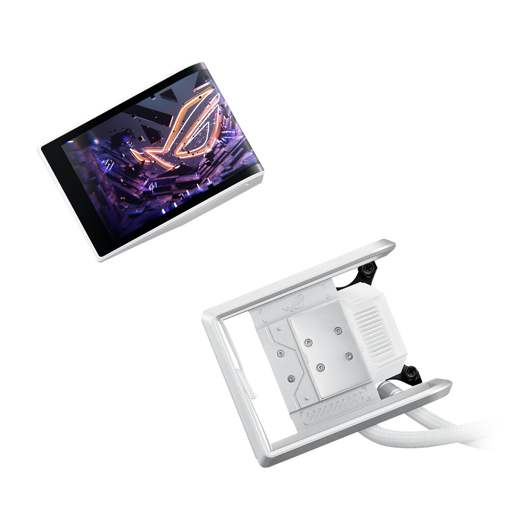 ASUS ROG RYUO IV 360 ARGB WHT Processor Alles-in-één vloeistofkoeler 12 cm Wit - Afbeelding 4