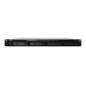 Synology RackStation RS1619XS+ data-opslag-server NAS Rack (1U) Intel® Xeon® D D-1527 8 GB DDR4 0 TB DiskStation Manager Zwart