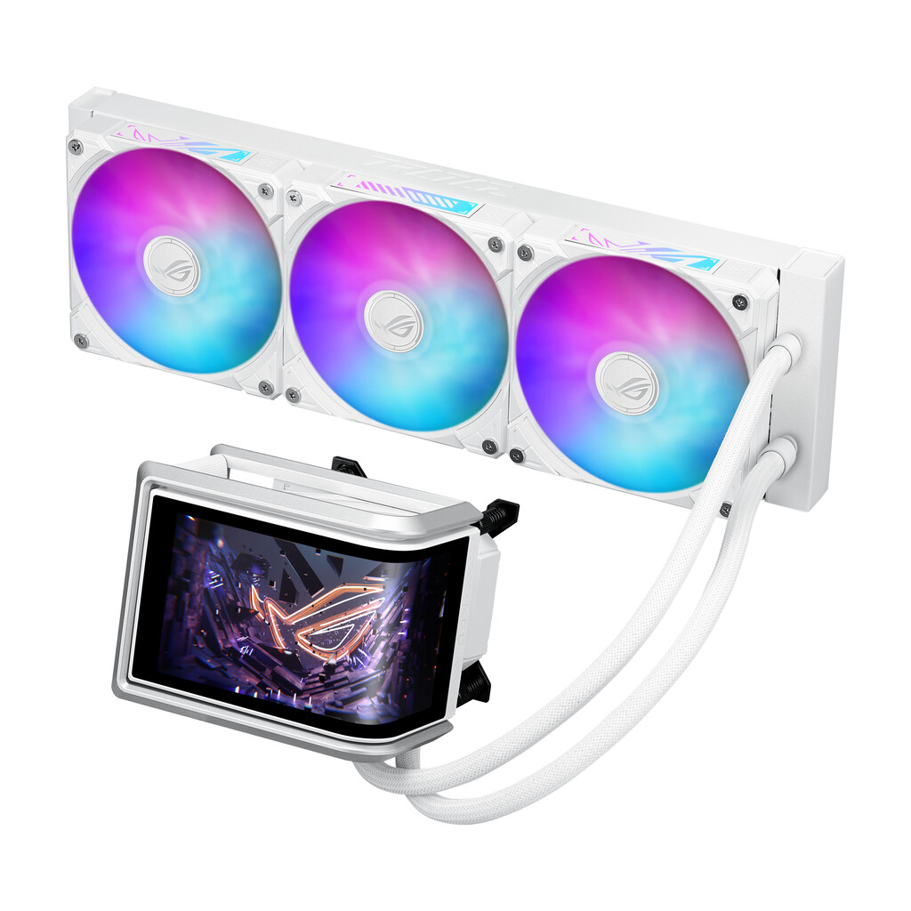 ASUS ROG RYUO IV 360 ARGB WHT Processor Alles-in-één vloeistofkoeler 12 cm Wit - Afbeelding 13