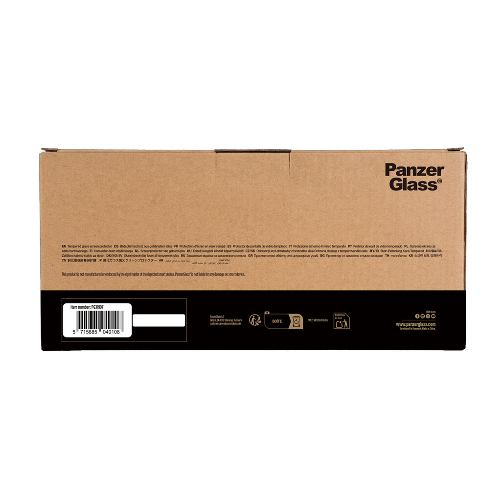 PanzerGlass ® Screen Protector iPhone 17e | 16e | 14 | 13 | 13 Pro | Ultra-Wide Fit for Fastfit installation machine Doorzichtig - Afbeelding 3