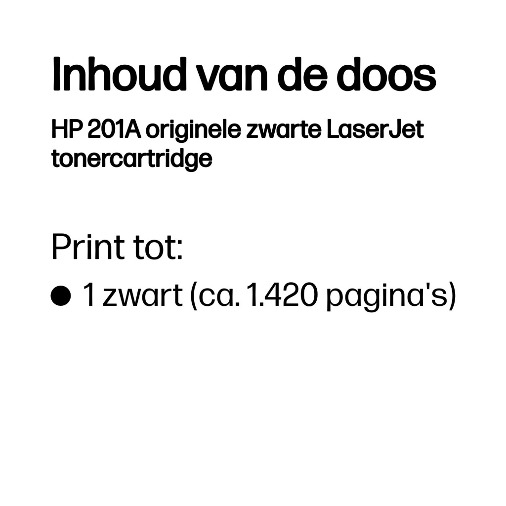 HP 201A originele zwarte LaserJet tonercartridge - Afbeelding 3