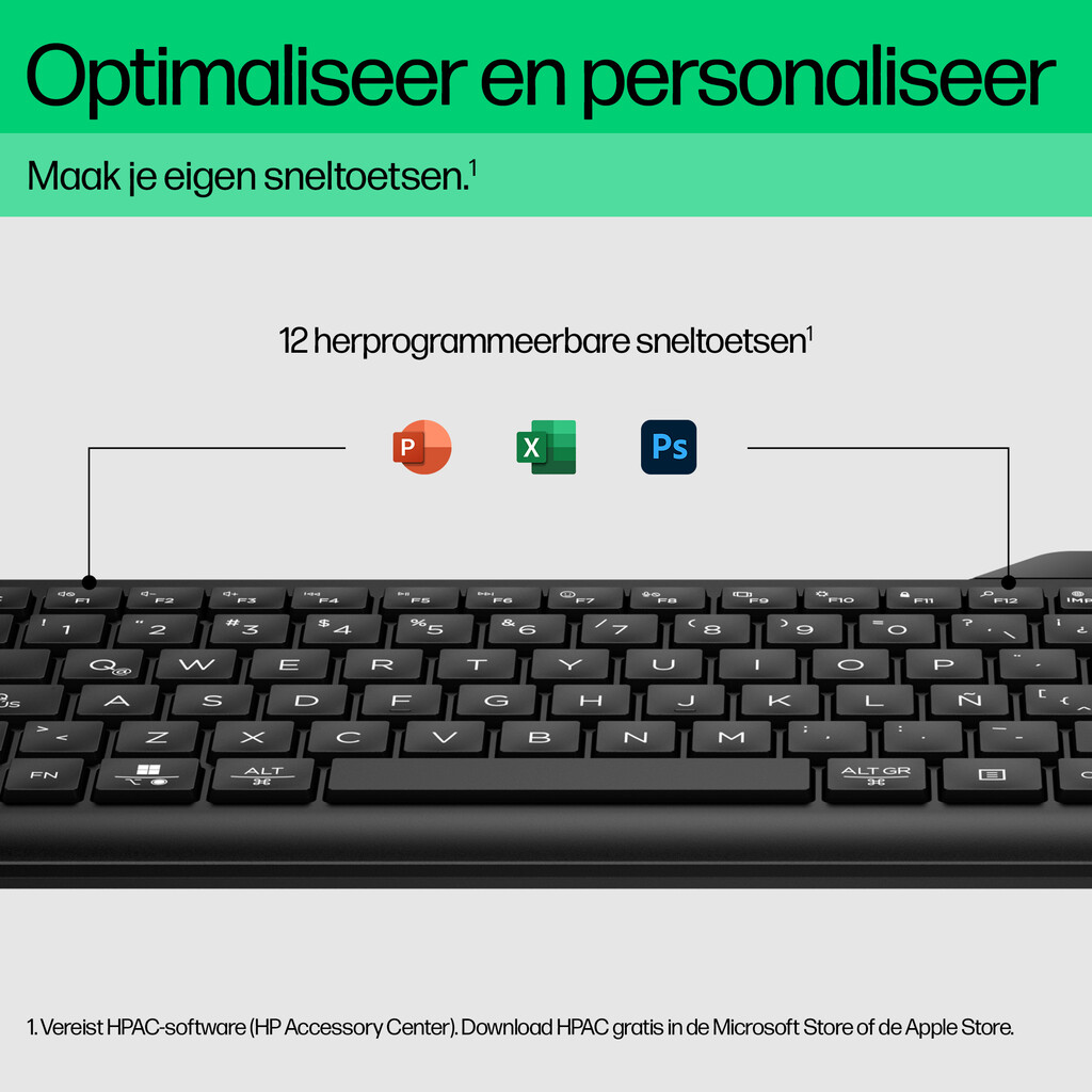 HP 475 dual-mode draadloos toetsenbord - Afbeelding 4
