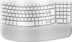 Logitech Wave Keys for Mac toetsenbord Thuis/Werk Bluetooth QWERTZ Duits Wit