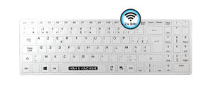 Man & Machine Its Cool Flat Wireless toetsenbord Universeel USB AZERTY Belgisch Wit
