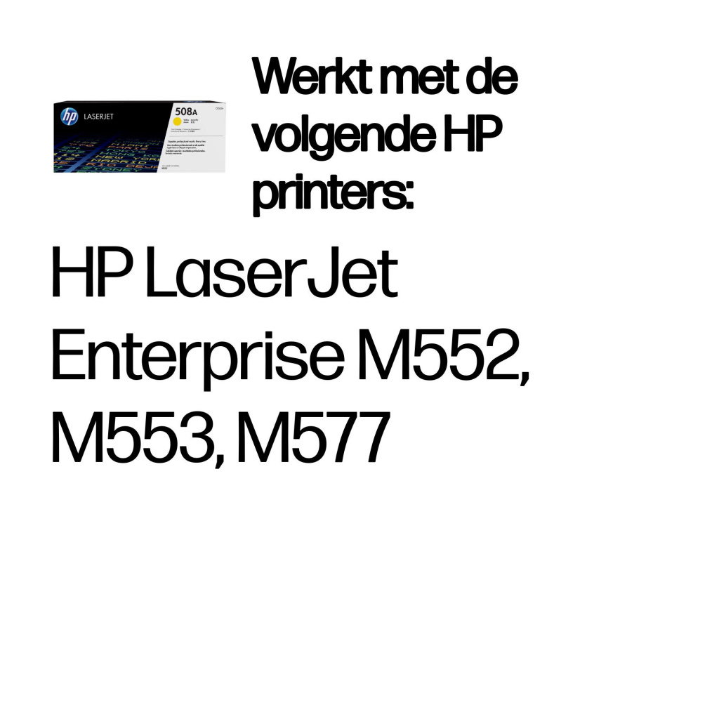 HP 508A originele gele LaserJet tonercartridge - Afbeelding 2