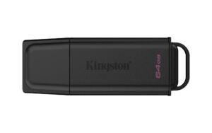 Kingston Technology DataTraveler 64GB Portable USB 3.2 Gen 1 Exodia Black