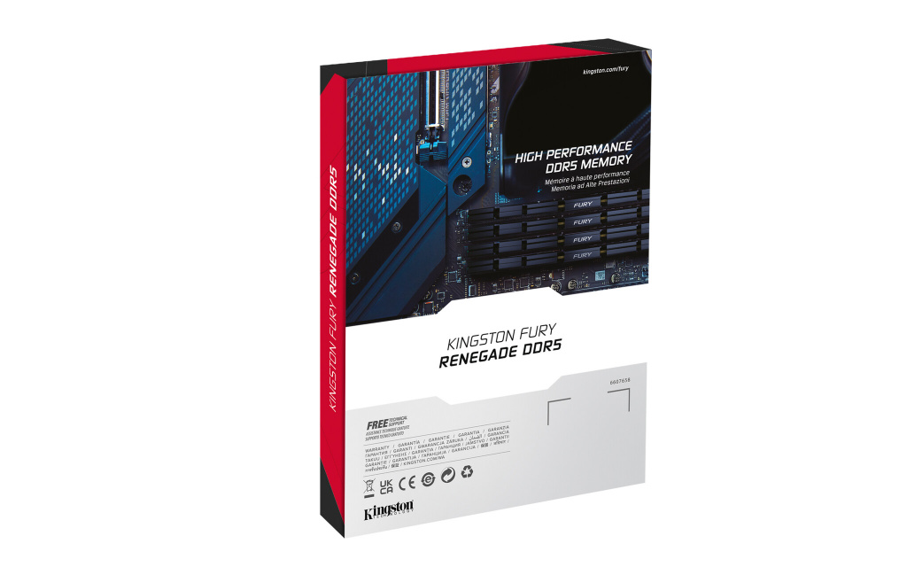Kingston Technology FURY 32GB 8000MT/s DDR5 CL38 DIMM (set van 2) Renegade Zilver XMP - Afbeelding 8