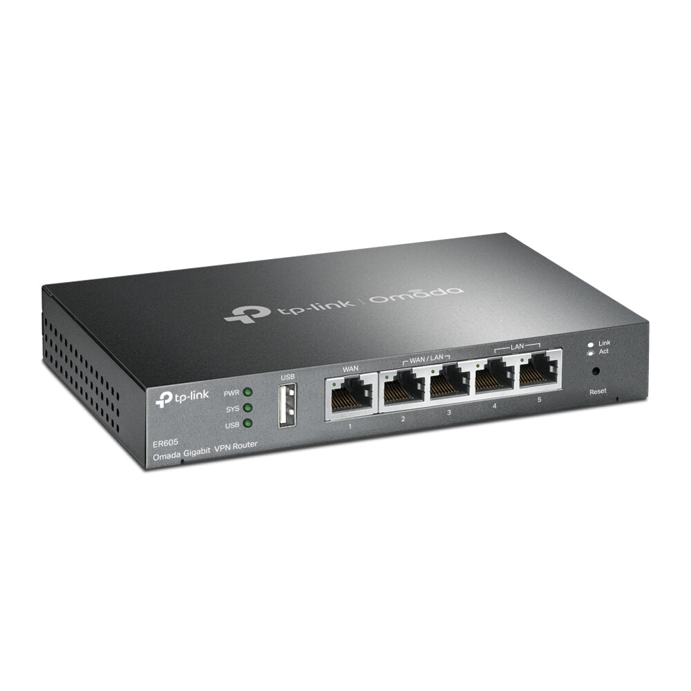 TP-Link Omada ER605 bedrade router Gigabit Ethernet Zwart - Afbeelding 3