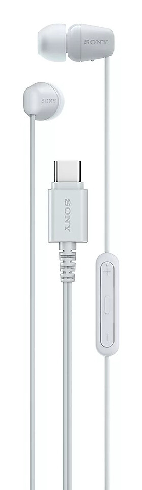 Sony IER-EX15C Headset Bedraad In-ear Oproepen/muziek USB Type-C Wit