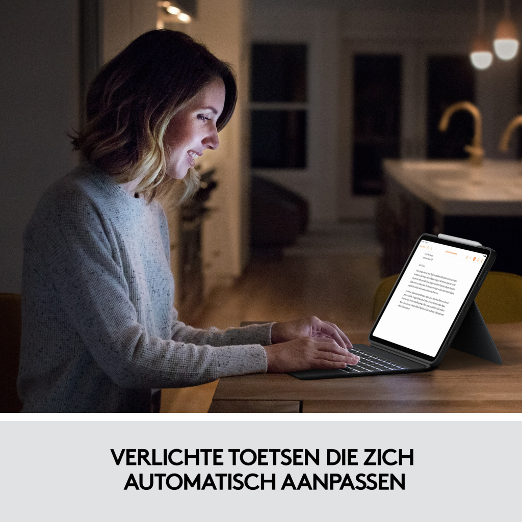 Logitech Combo Touch for iPad Pro 11-inch (1st, 2nd, and 3rd generation) - Afbeelding 15