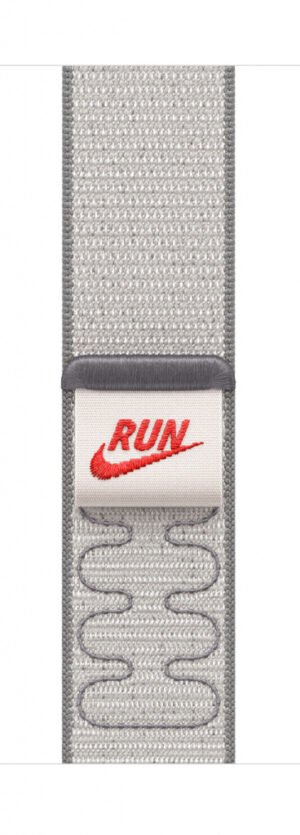 Apple Nike Sport Loop Band Grijs Nylon, Gerecycled polyester, Spandex