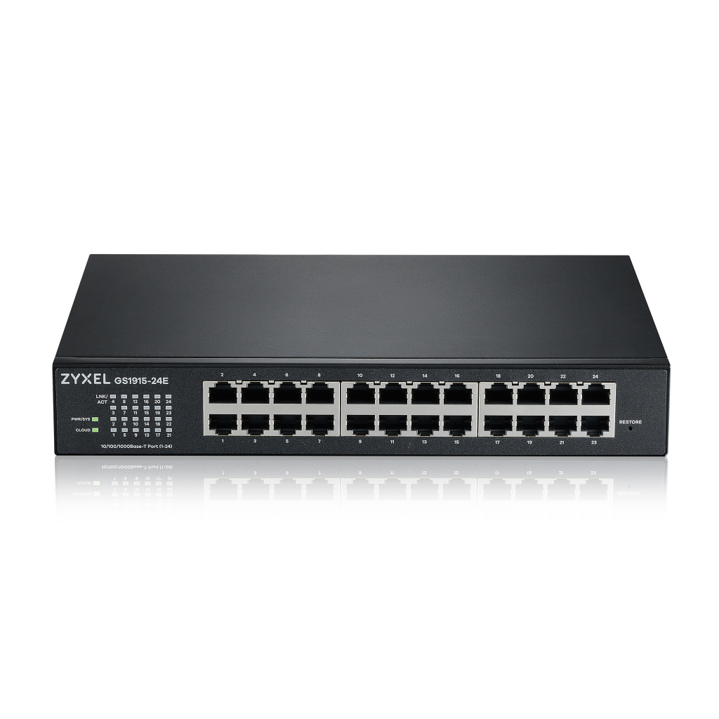 Zyxel GS1915-24E Managed L2 Gigabit Ethernet (10/100/1000) 1U Zwart - Afbeelding 3