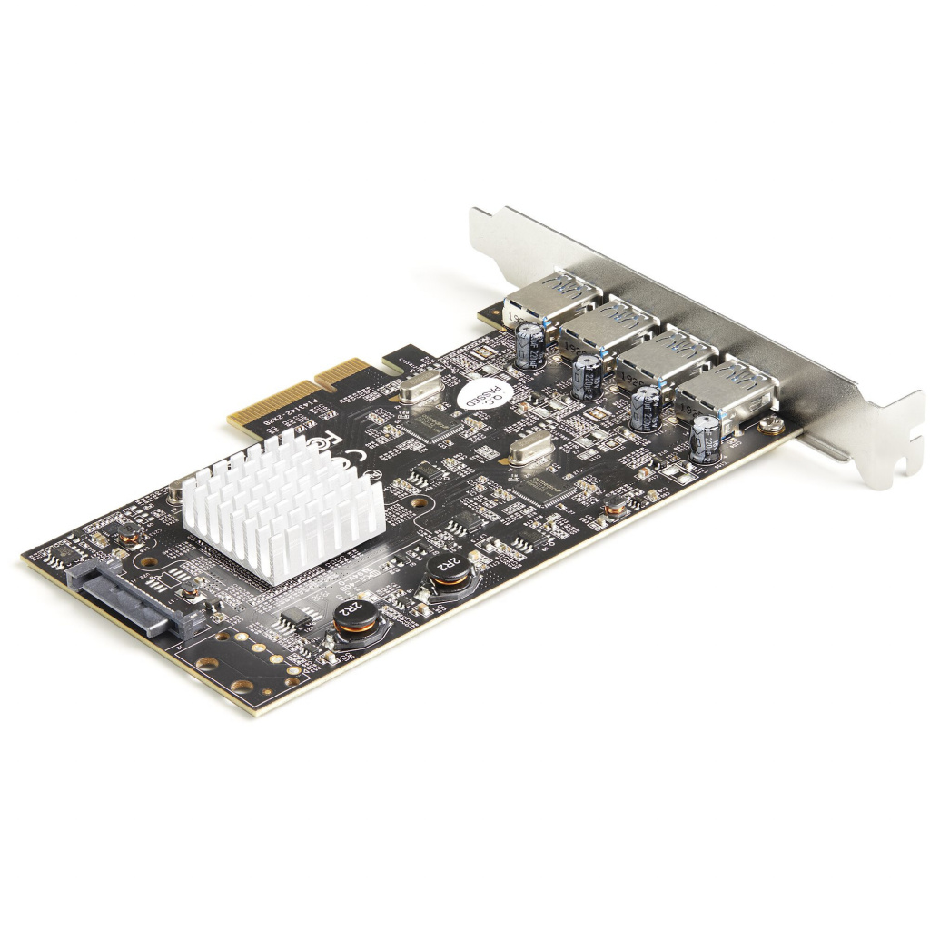 StarTech.com 4-Port USB PCIe Kaart - 10Gbps USB 3.1/3.2 Gen 2 Type-A PCI Express Kaart met 2 Controllers - 4x USB-A - USB PCIe A - Afbeelding 2