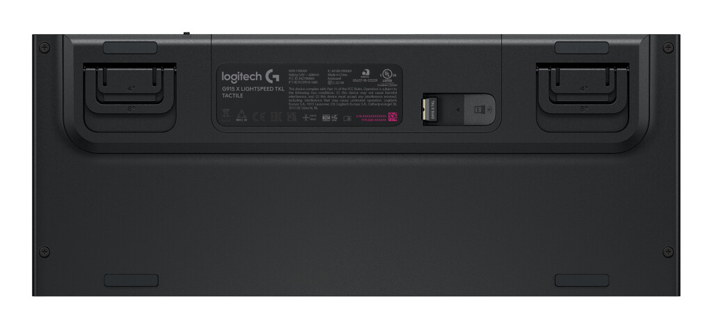 Logitech G G915 X LIGHTSPEED toetsenbord Gamen USB + RF Wireless + Bluetooth AZERTY Frans Zwart - Afbeelding 5