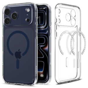 Spigen Ultra Hybrid (Mag Fit) mobiele telefoon behuizingen 17,5 cm (6.9") Hoes Donkerblauw, Transparant